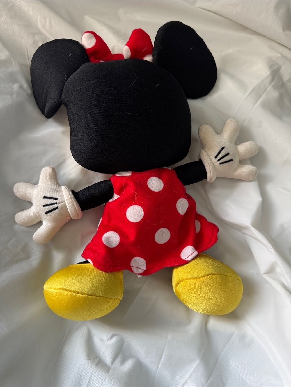 Disney World Red Polka Dot Plush Minnie-Style Doll for Kids - Picture 4 of 4